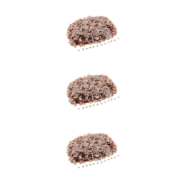 1/2/3 Blommor Lös kopp Paljetter Pailletter Sy Bröllopshantverk Rose Gold 6mm 3Set