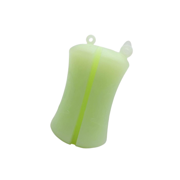 1/2/3/5 Bärbar fiskespö Fast boll Slitstark Slitstark Light Green 6 x 3.8cm 1Set