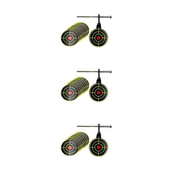1/2/3/5 Metal Practice Target 5mm Tree Standing Target Rotary 3Set