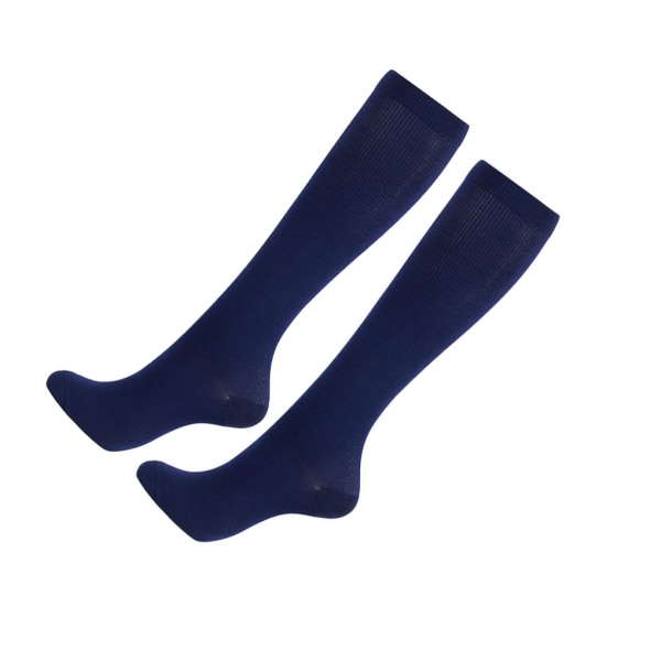1/2/3/5 1 par Sports Crew Strumpa Jogging Träning Mid-tube strumpor Blue L/XL 5PCS