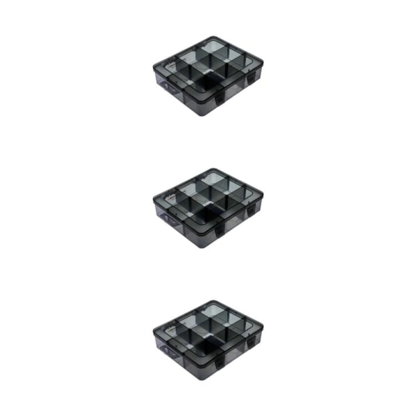 1/2/3 Plastskruvar Förvaringslåda Flerraster Hårdvarulåda Förvaring 9 Grids L Small or Large 3Set
