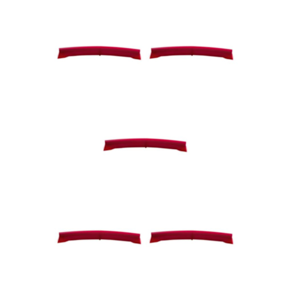 1/2/3/5 korthållare Handsfree plastkortbricka för seniorer Red 18.5x7x3cm 5Set