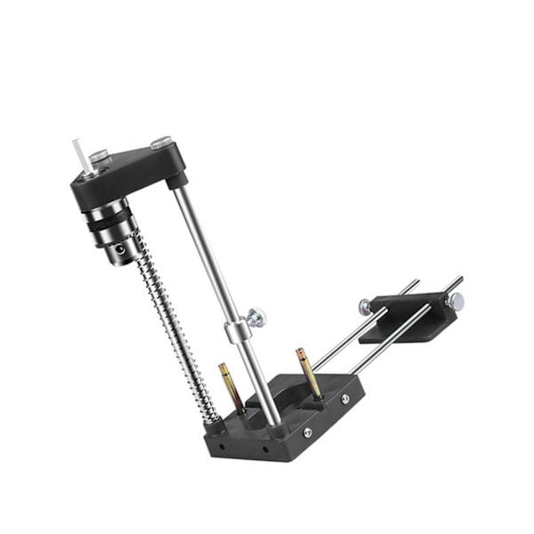 Justerbar Woodworking Punch Locator För Borrguide för Black
