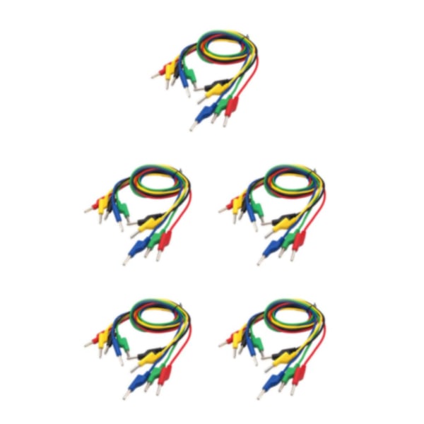 1/3/5 5 st/ set Bananpluggkabel Test för multimeter Effektiv 5Set