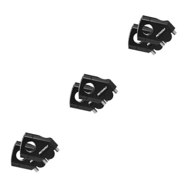 1/2/3 Universal Motorcykel Aluminium Handle Bar För Riser Bar Black 28mm 3PCS