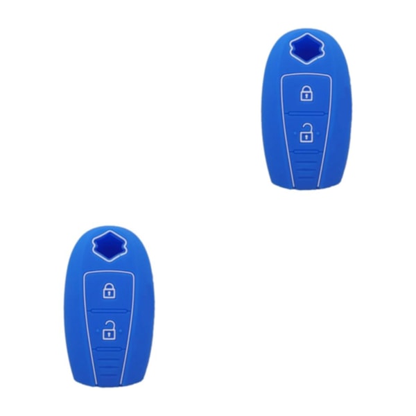 1/2/3/5 bilnyckel 3-knapps halkfri bilfjärrkontroll Dark Blue 2PCS