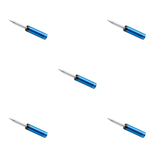 1/3/5 Utomhus fiskespö Stativ Stånghållare Markstöd Blue 28 x 3.5cm 5Set