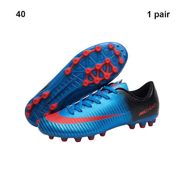 2 delar gummifotbollssko Bärbara sportfotbollsskor Blue Size 40
