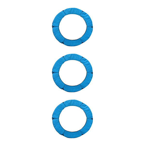 1/2/3/5 Ersättningsdyna för studsmatta säkerhetsstoppningsfjäder Blue 1.2m 3PCS