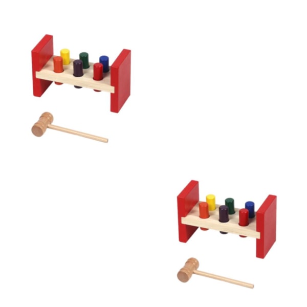 1/2/3 pedagogisk trä hammarbänk leksak utveckla flera 2Set