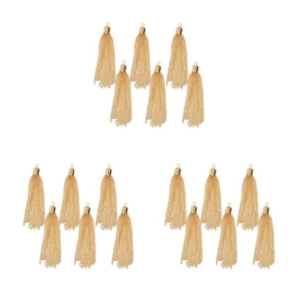 1/2/3/5 6 delar Handgjorda Boho Long Chain Tofshängen Light gold 3Set