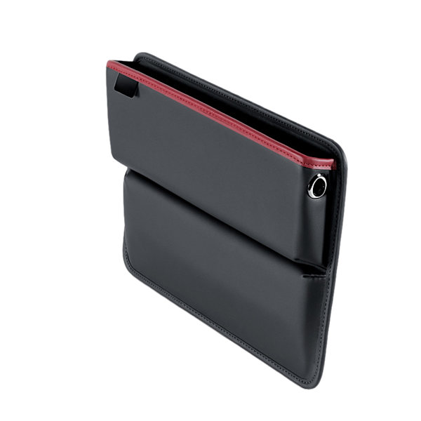 1/2/3/5 Gap Filler PU Läder Passar för nycklar Plånbok för småsaker Black car bag 2PCS