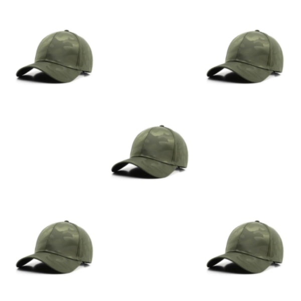 1/3/5 Lätt och andas cap för män - Håll dig bekväm Olive 5PCS