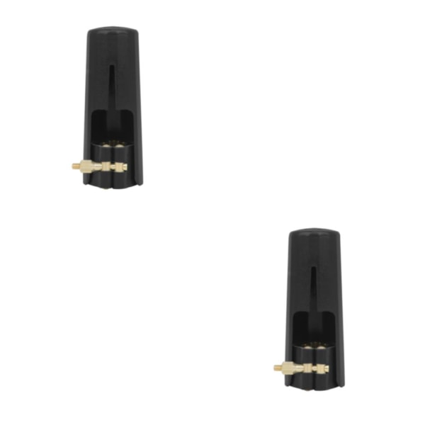 1/2/3/5 Läderligatur Sax Munstycke Cap Metall Alt 2PCS