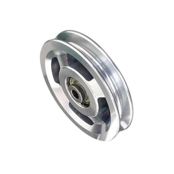 1/5 Alloy Pulley Wheels U Groove Home Fitness Pulley Kabel 95 mm 1 Pc