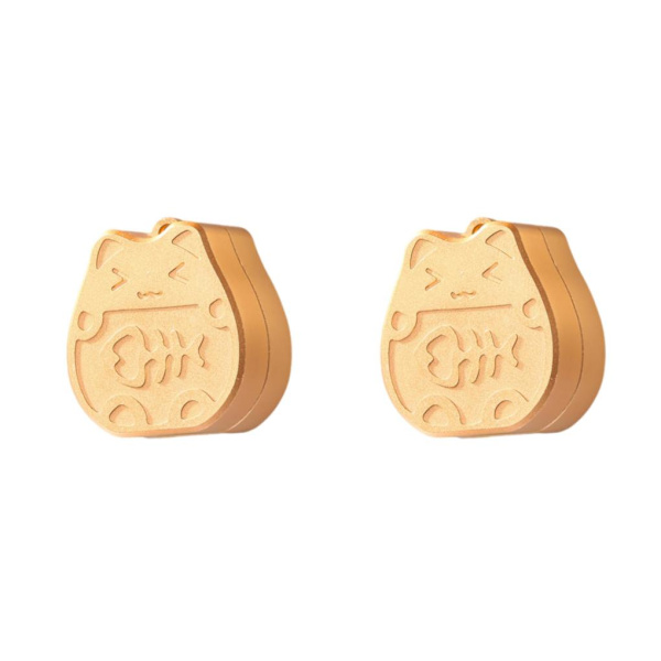 1/2/3 CNC Magnetic Switch Öppnare för Cherry Switchar Mekanisk Golden 1.38x1.57x0.79 Inch 2Set