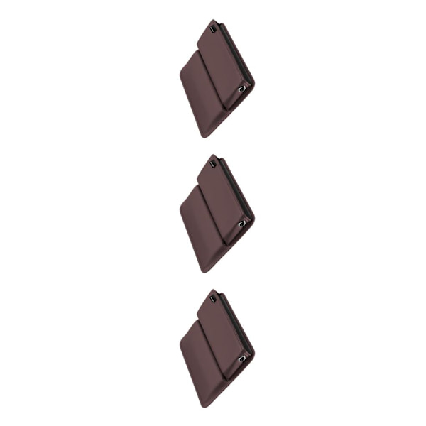 1/2/3/5 Gap Filler PU Läder Passar för nycklar Plånbok för småsaker Coffee 3PCS