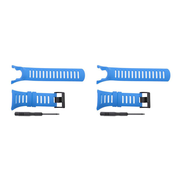 1/2/3 hållbara armbandsur i gummi för För Suunto Ambit3 Black Blue 24mm 2PCS