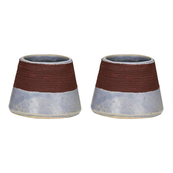 1/2/3 keramisk retro tändstickshållare för öppen spis med förvaringskärl Grey 5.6 x 4.1cm 2Set