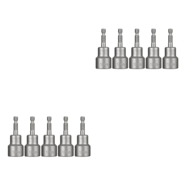 1/2/3/5 5 delar mutterdragare skaft pneumatisk skruvmejsel 19x65mm 2PCS