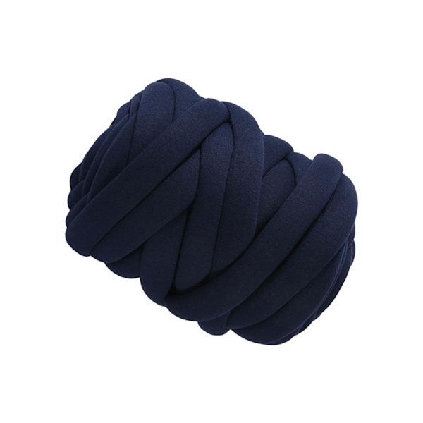 1/2/3/5 Chunky ullgarnfyllning Mjuk stickning för halsdukströja navy blue 12 to 14m 1Set