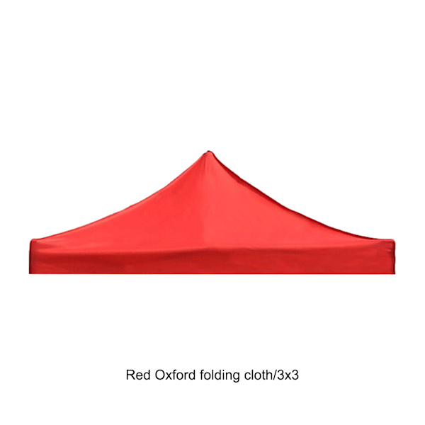 Premium Oxford Cloth Gazebo Pavilion Takpresenning för utomhusbruk red 3x3