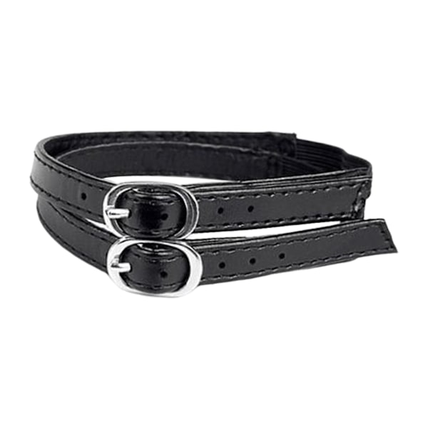 1/2/3/5 Skoremshållare med Spänne Skosnöre Tillbehör Anti matt black 33 x 0.2 x 1cm 1Set