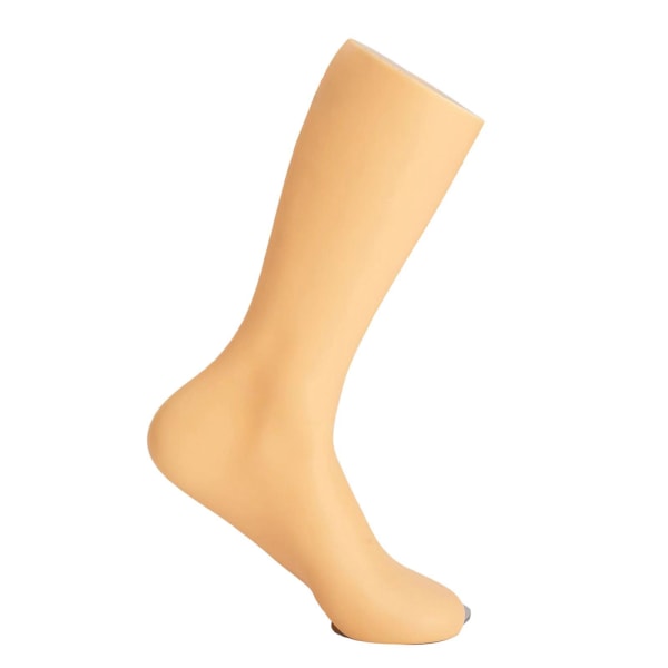 Fristående Man Fötter Skyltdocka Fot Modell Sock Display för Skin Color Male Left Foot