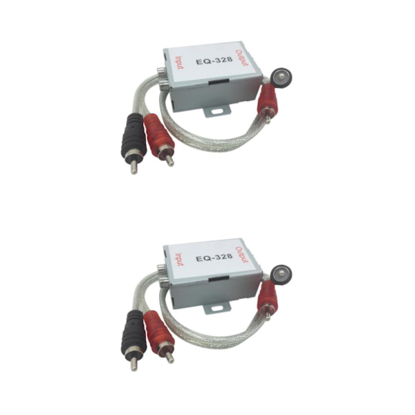 1/2/3/5 Car Stereo Head Audio RCA För Amplifier Noise 2Set