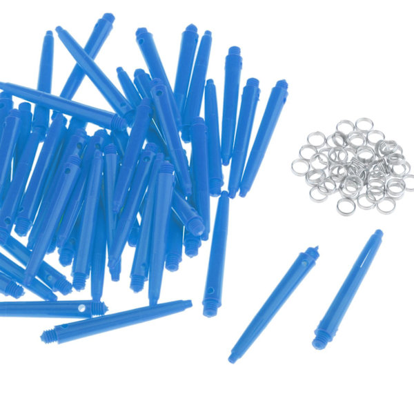 1/2/3/5 50x För Shafts 2BA Dart Tillbehör med skydd 45mm Blue 1Set
