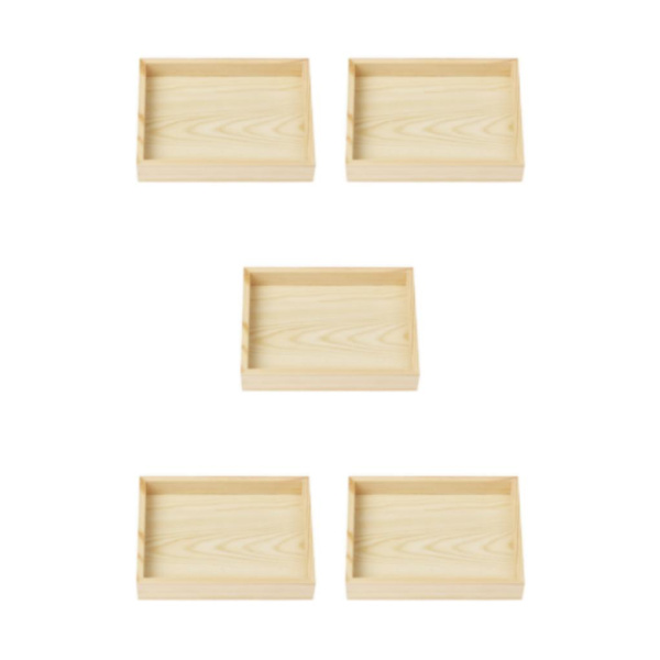 1/3/5 Smycken Display Fack Case Pärlor Hållare Ädelstensarmband 1 grids 7.87x5.91x1.38 Inch 5Set