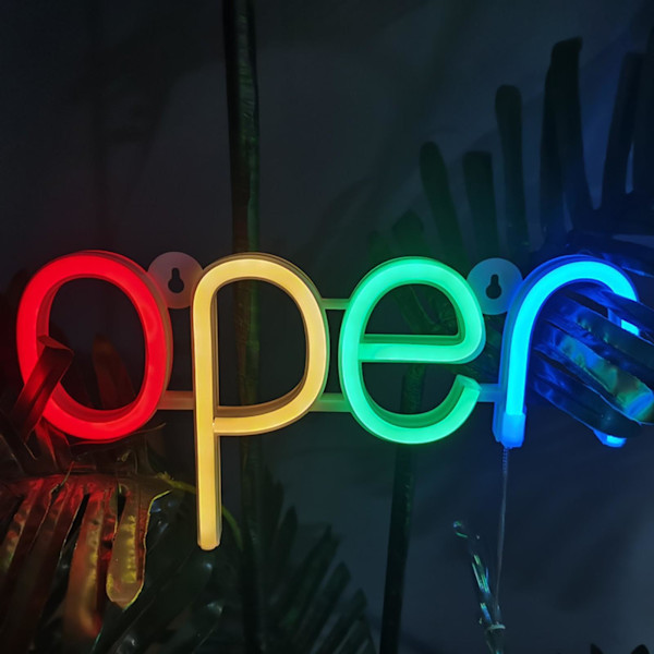 1/3/5 LED öppen skyltbelysning Neonljus Game Store Room 1 Pc