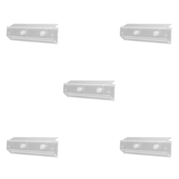 1/2/3/5 Multi hårförlängningshållare Wigsrack vägg Transparent 30.5 x 7.6 x 4.6cm 5Set