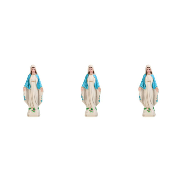 1/2/3 Välsignade Jungfru Maria statyett karaktär Skulptur Staty Blue Coat 10cm 3Set