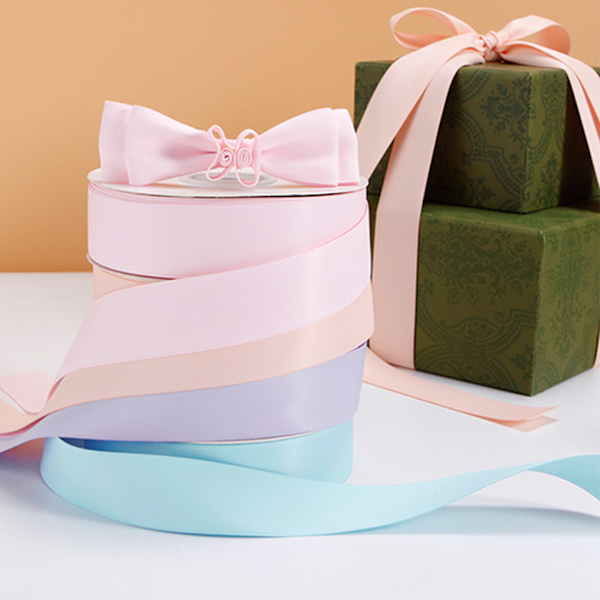 1/2/3/5 Fashionabla satinband för sömnad och hantverk - lätt att green 580 25mm 1 Pc