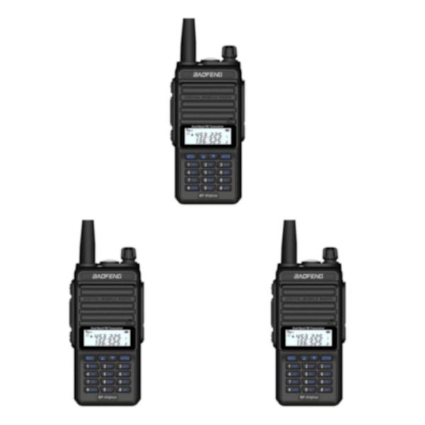 1/2/3 lång standbytid och hög power för utomhusinterkom Tiga BLack 3Set