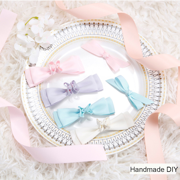 1/2/3/5 Fashionabla satinband för sömnad och hantverk - lätt att pink 123 6mm 1 Pc