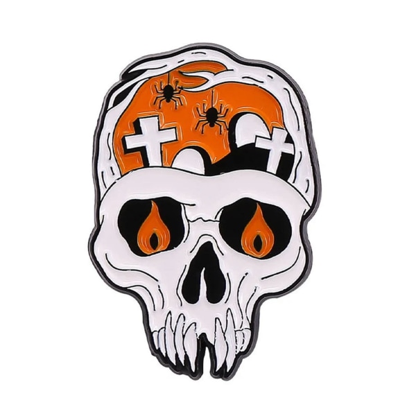 1/2/3/5 Halloween-serien Emalj Pin Utsökt och fashionabelt human skeleton 1 Pc