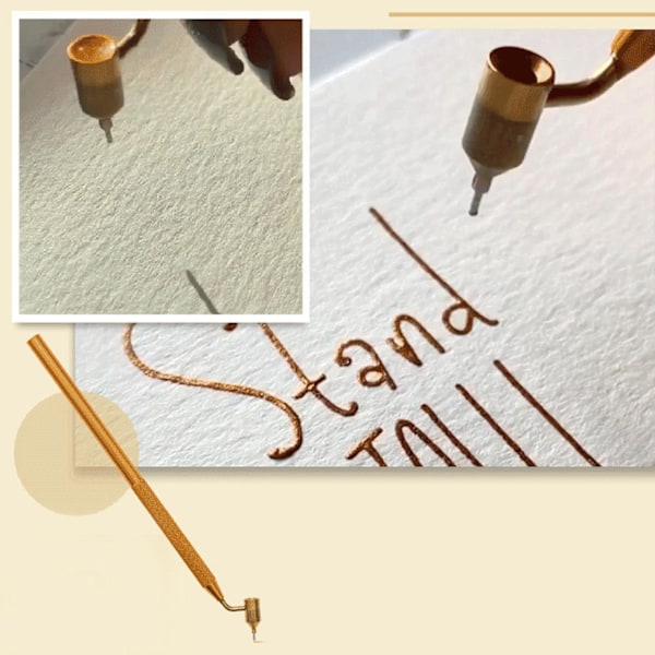 1/2/3/5 Paint Applicator Pen Utsökt hantverksmålningstillbehör Gold 0.5mm 1 Pc