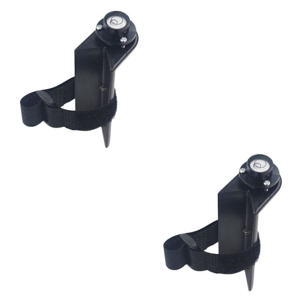 1/2 Grade Rod Level Bubble Level för rätvinklig nivårem Black with Tie 2PCS