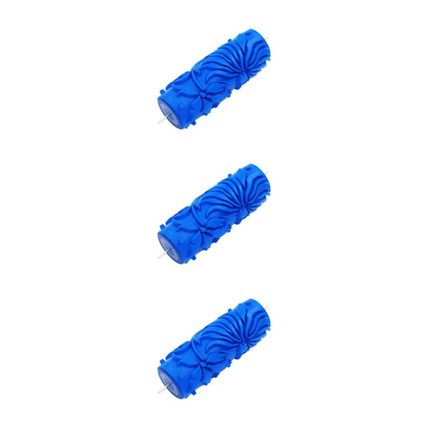 1/2/3 5' präglat mönster färgrulle DIY väggmålningskantskärare Blue Type 083 3Set