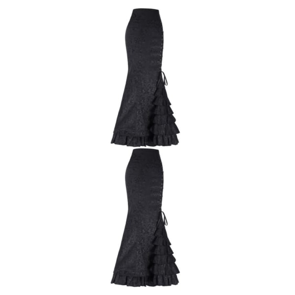 1/2/3/5 Elegant lång kjol för bröllop eller nöjesställen black XL,1 2PCS  2c1e | black XL,1 | 2PCS | Fyndiq