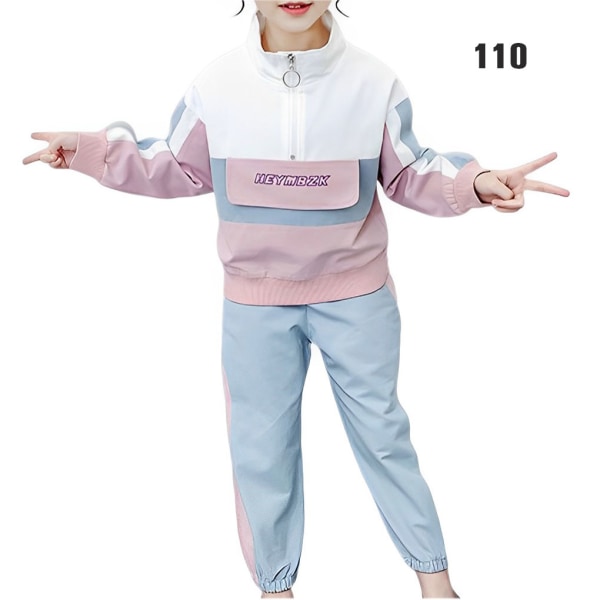 2st Sports Suit Barn Långärmad För Dragkedja Kläder Outfit 110