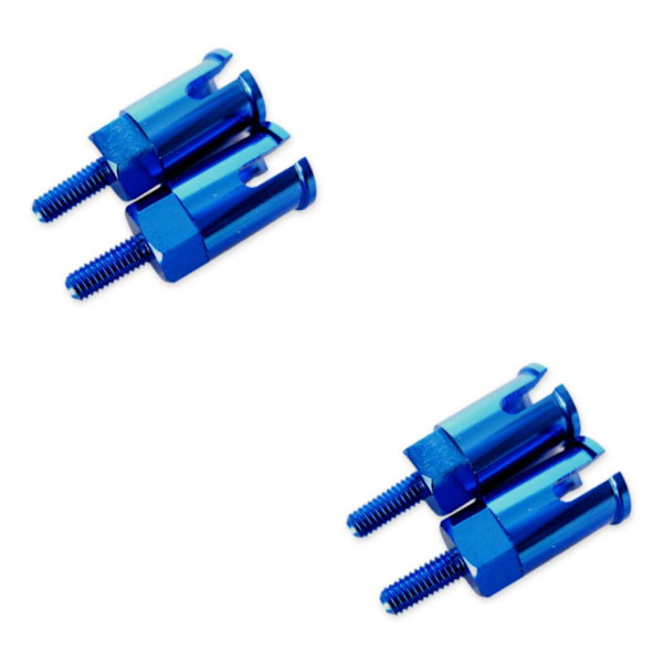 1/2/3/5 aluminiumlegeringshjulaxel för 1/18 Hobbico Dromida BX/MT Dark Blue 2Set