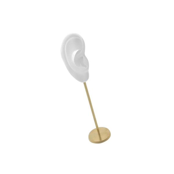 1/2/3 Örhänge Display Stand Human Ear Model Stud Holder Showcase Right Translucent Height: 18cm 1Set