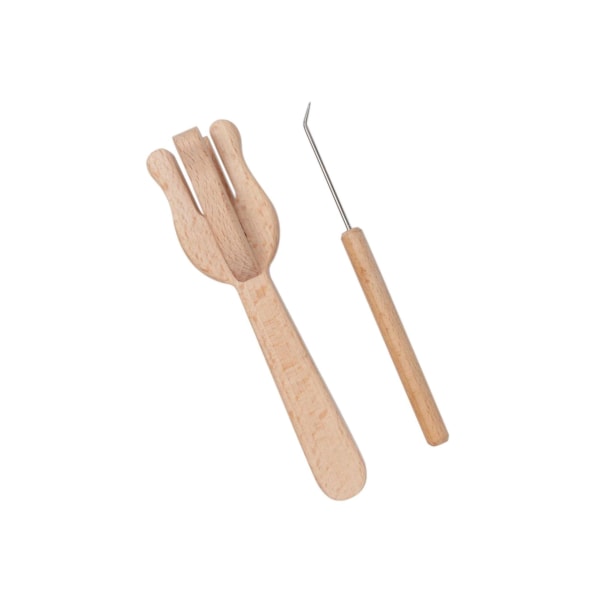 1/2/3/5 Stickverktyg Träform Handvävstol Multifunktionell 1Set
