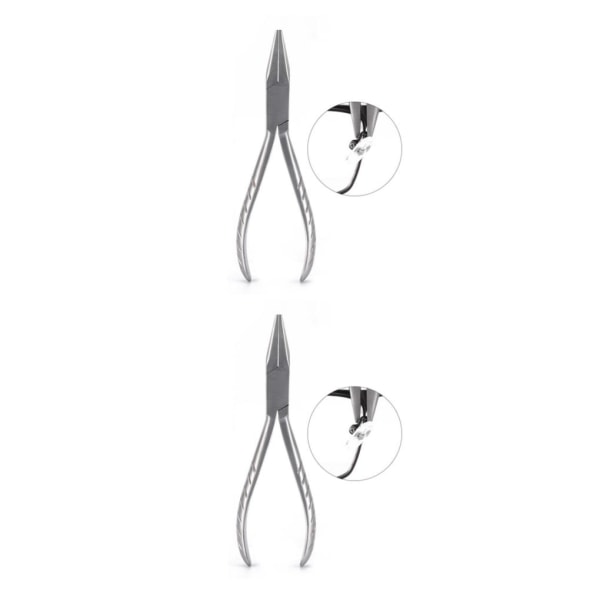 1/2/3/5 Glasögon Båg Tång Multi-Purpose för optiker YG1005 Approx. 15.5x5cm 2Set