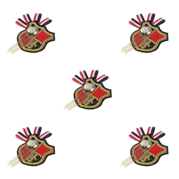 1/2/3/5 Vintage Män Medalj Badge Rock Punk Biker Kläder Mode Type 2 5Set