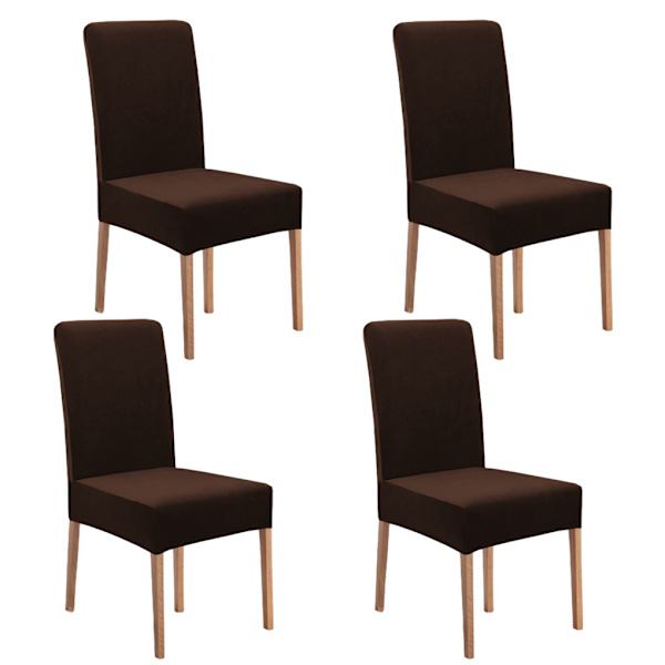2piece High-end Texture Cover - Utsökt hantverk Brown 4 pcs