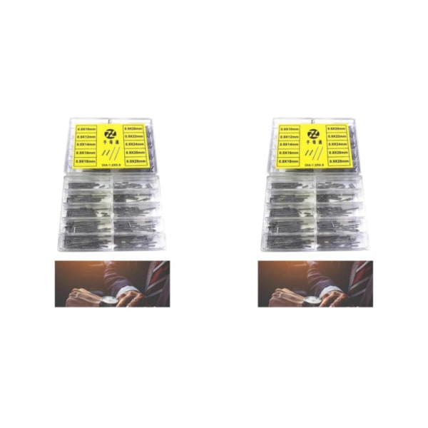 1/2 0,9 mm 10 mm~28 mm sortimentsstorlek klockband Rörstänger set band 2Set